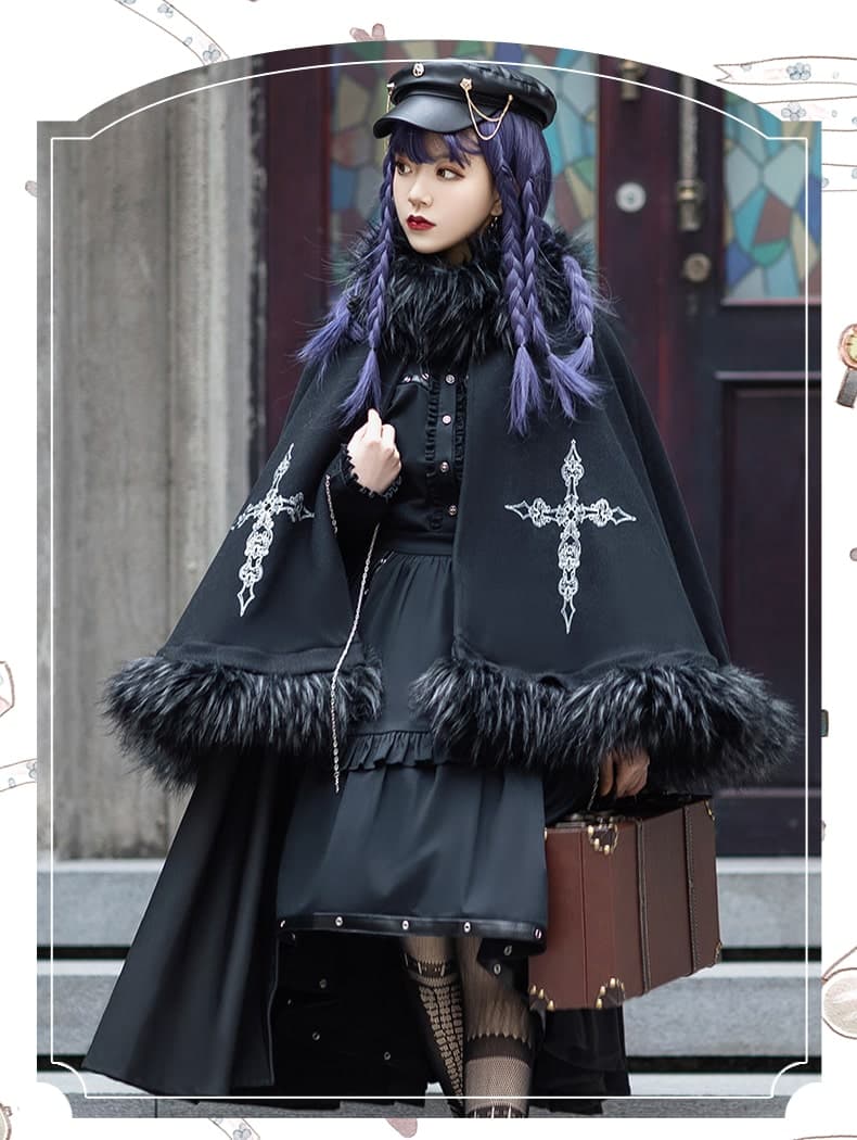 【軍服ロリータ】ブラックレトロミリタリーセット