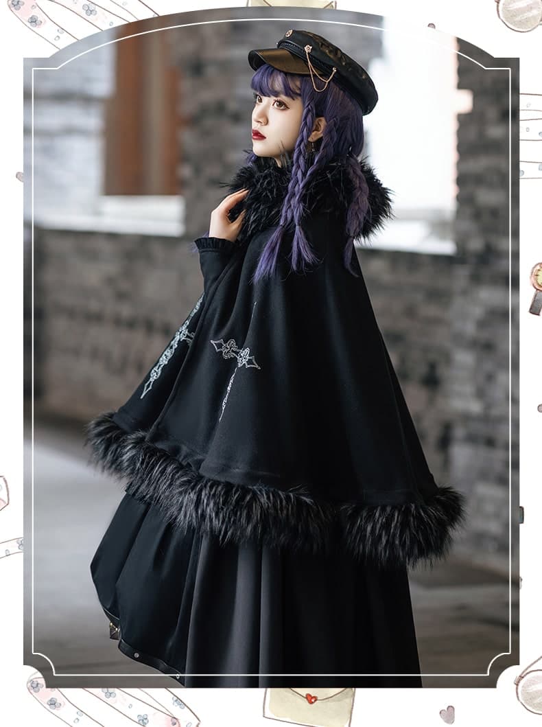 【軍服ロリータ】ブラックレトロミリタリーセット