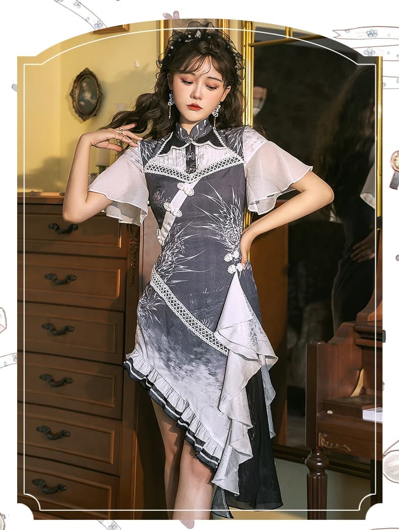 【中華ロリータ】チャイナドレス風ロリータ2awyワンピース