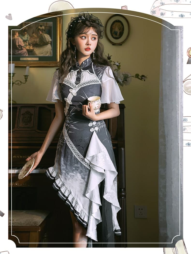 【中華ロリータ】チャイナドレス風ロリータ2awyワンピース