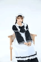 ロリータファッション【ゴスロリ】大人のメイド風ワンピース