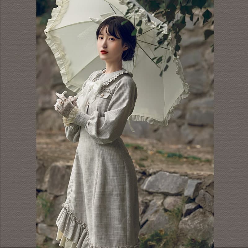 ロリータファッション 【クラシカルロリータ】エレガントレトロドレス