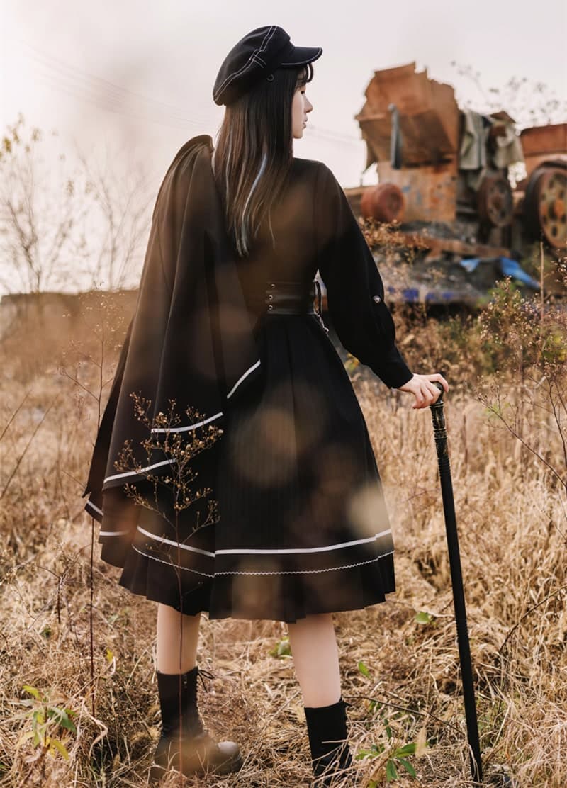 【軍服ロリータ】ドレスショールマント