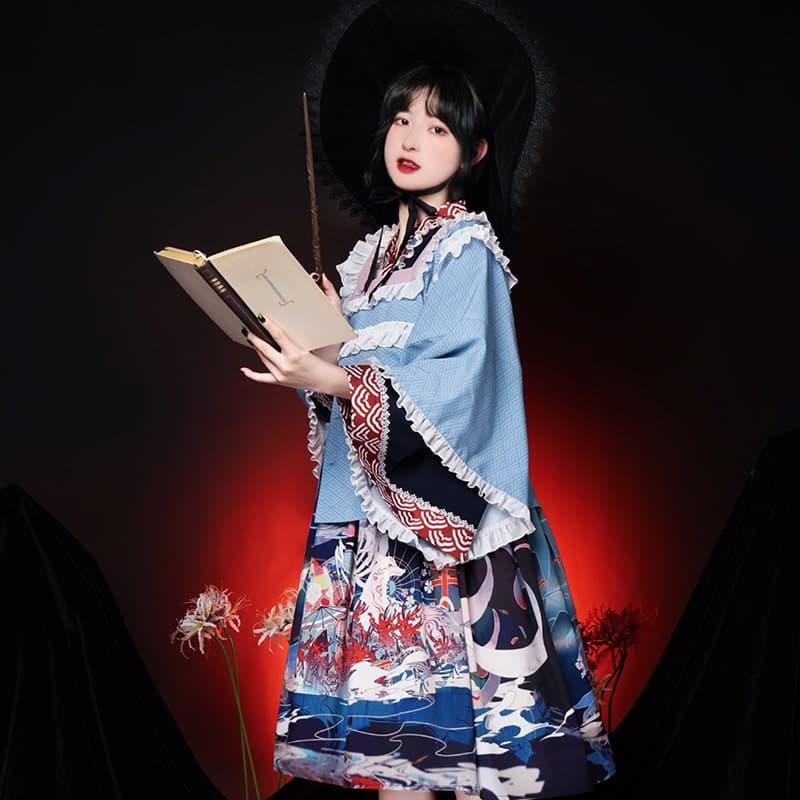 ロリータファッション【和風ロリータ】大正風羽織とジャケット