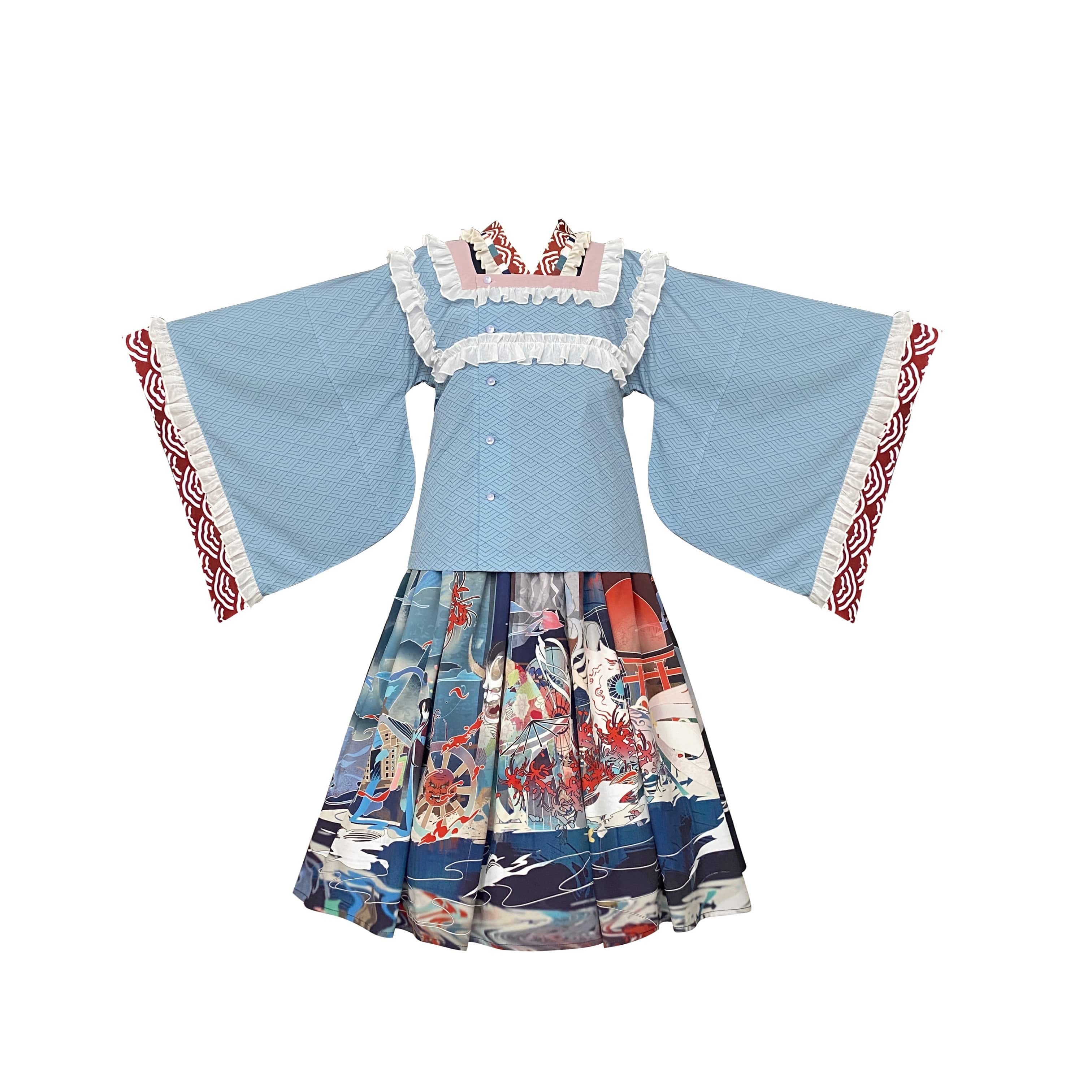 ロリータファッション【和風ロリータ】大正風羽織とジャケット