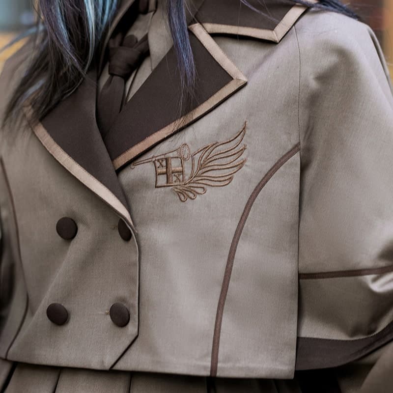 ロリータファッション 【クラシカルロリータ】上品なロングスカートドレス秋