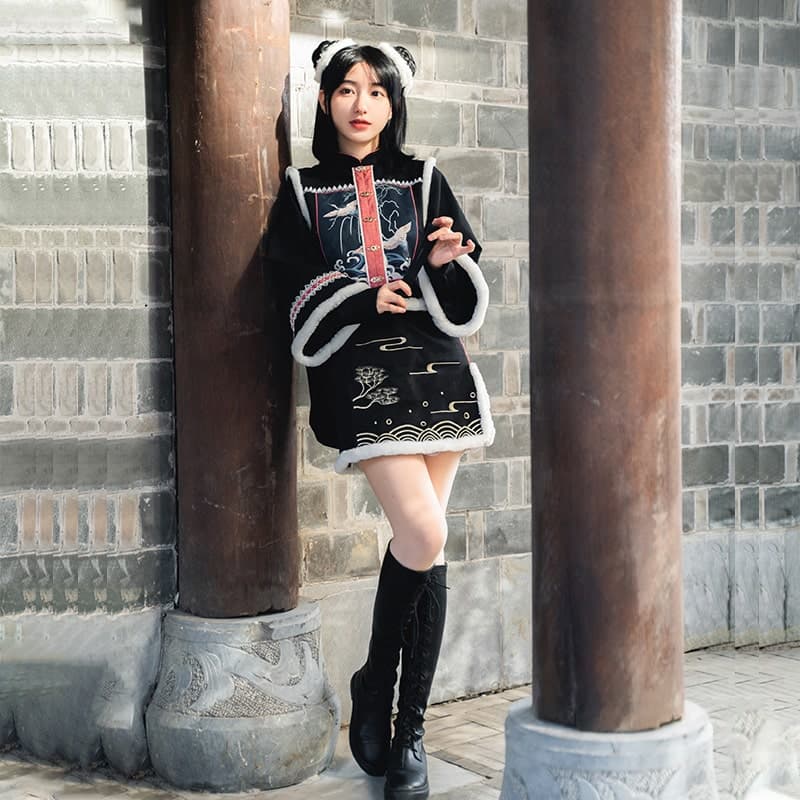 【中華ロリータ】チャイニーズスタイル旧正月風ロースカートドレス