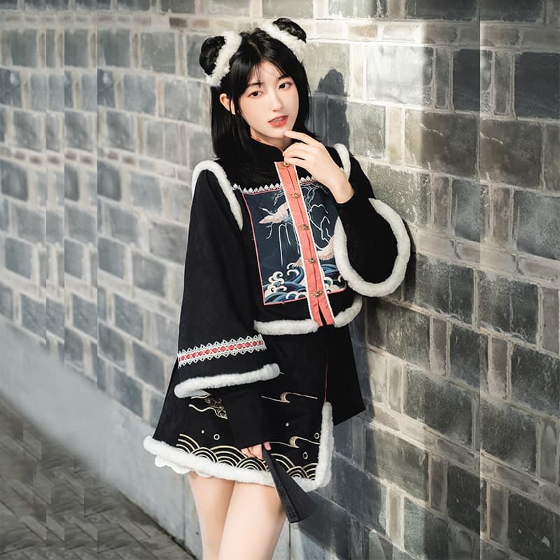 【中華ロリータ】チャイニーズスタイル旧正月風ロースカートドレス