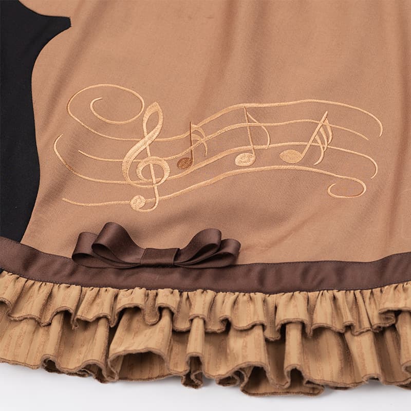 ロリータファッション 【クラシカルロリータ】ヴァイオリンミドル丈スカート