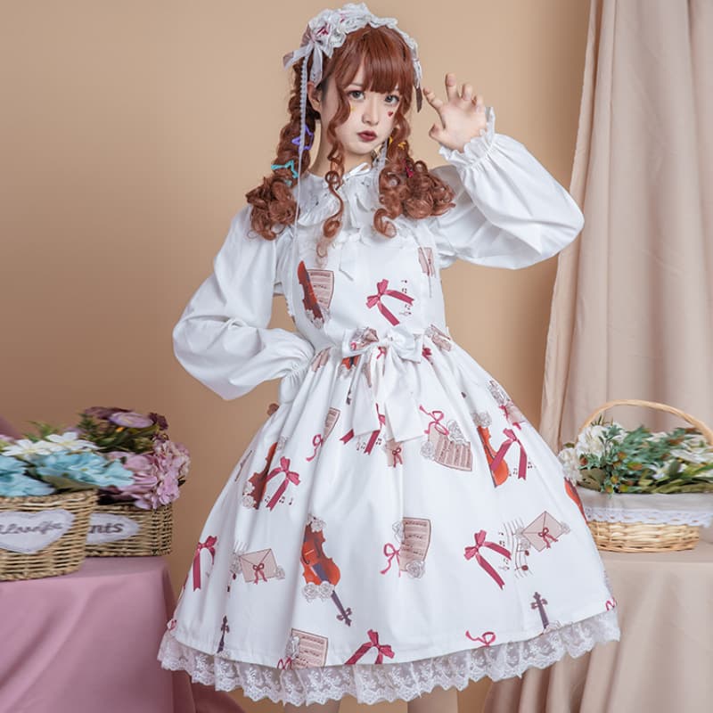 【甘ロリータ】ラブリ―ミュージカルワンピース
