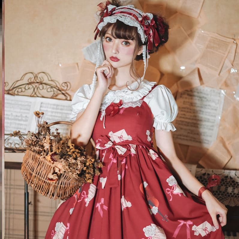 【甘ロリータ】ラブリ―ミュージカルワンピース