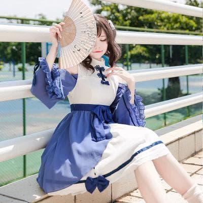 【中華ロリータ】ノースリーブチャイナワンピース ロリータファッション