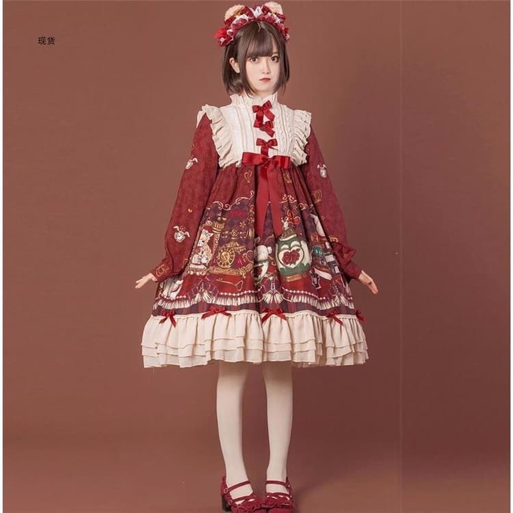 【甘ロリータ】ラブリードールワンピース