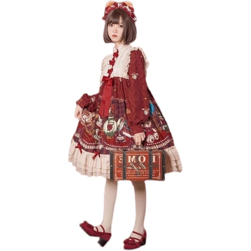 【甘ロリータ】ラブリードールワンピース