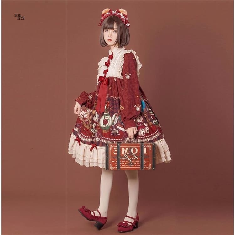 【甘ロリータ】ラブリードールワンピース