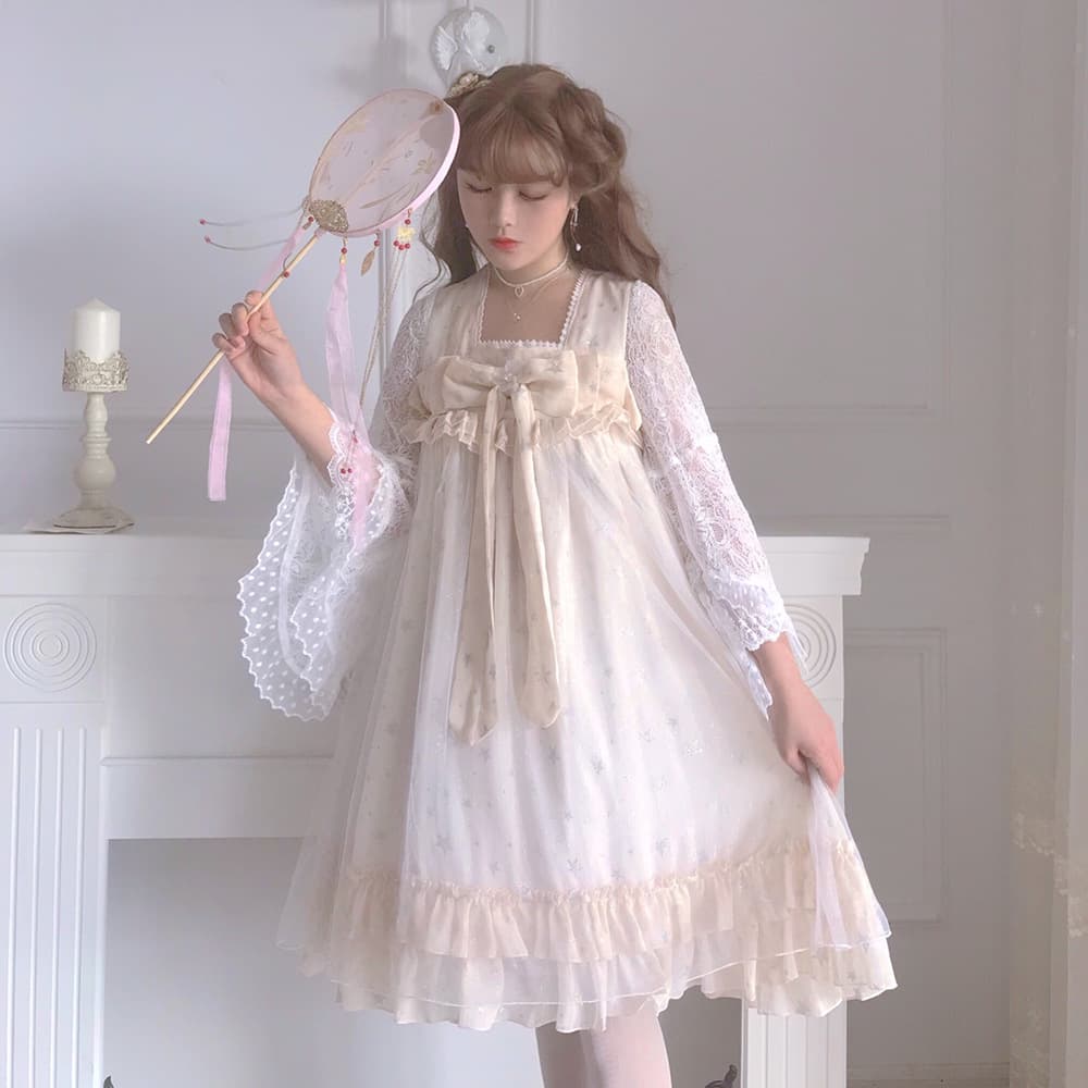 【甘ロリータ】パステルカラーサマーワンピース